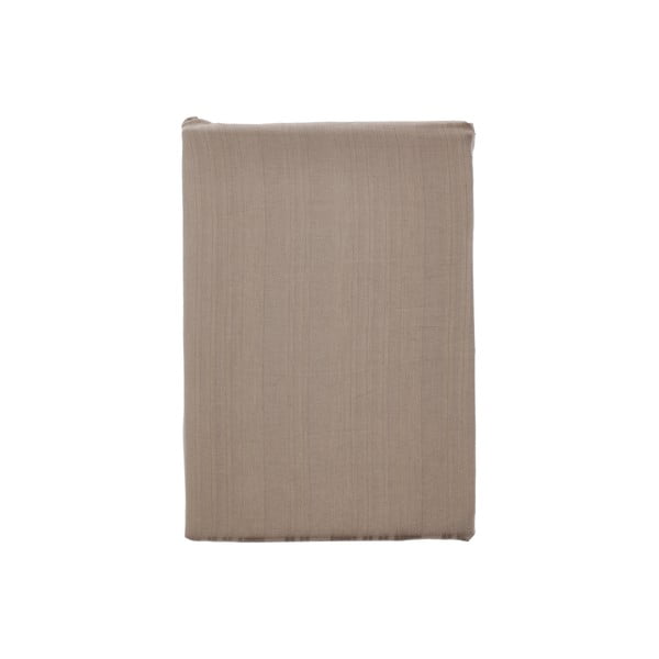 Lenjerie de pat taupe din damasc pentru pat de o persoană, extinsă 140x220 cm Noble – Södahl-image-3