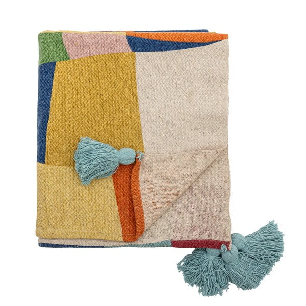 Pătură pentru copii din bumbac reciclat 130x160 cm Colorine – Bloomingville Mini-image-4