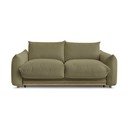 Canapea verde extensibilă 234 cm Ernest – Bobochic Paris