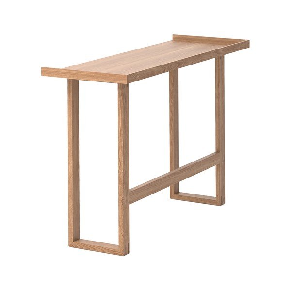 Birou din lemn masiv de stejar Wireworks Slim-image-4