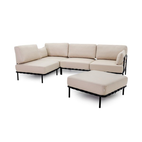 Canapea modulară de grădină bej 234 cm Salve – Sit Sit-image-3