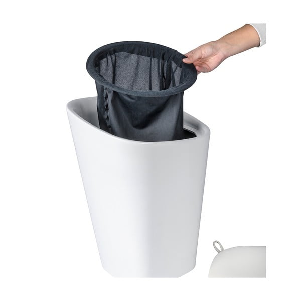 Coș de rufe taburet Wenko Candy, alb, 20 l-image-4