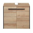 Dulap sub chiuvetă în culoare naturală suspendat cu aspect de lemn de stejar 53x60 cm Quickset 395 – Pelipal