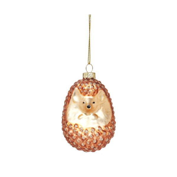 Ornament de Crăciun din sticlă Hedgehog – Sass & Belle