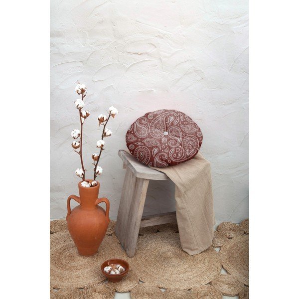Pernă Really Nice Things Cojin Redondo Paisley, ⌀ 45 cm-image-1