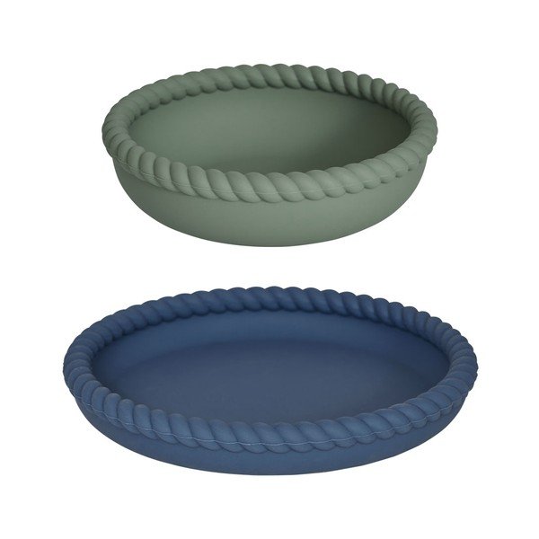 Set de veselă pentru copii 2 buc. din silicon Mellow – OYOY Mini