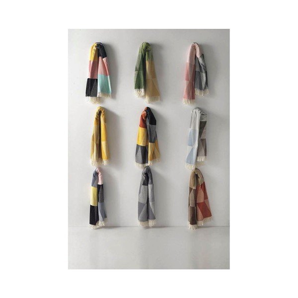 Pled din amestec de bumbac Euromant Pisa, 140 x 180 cm, roz-image-2