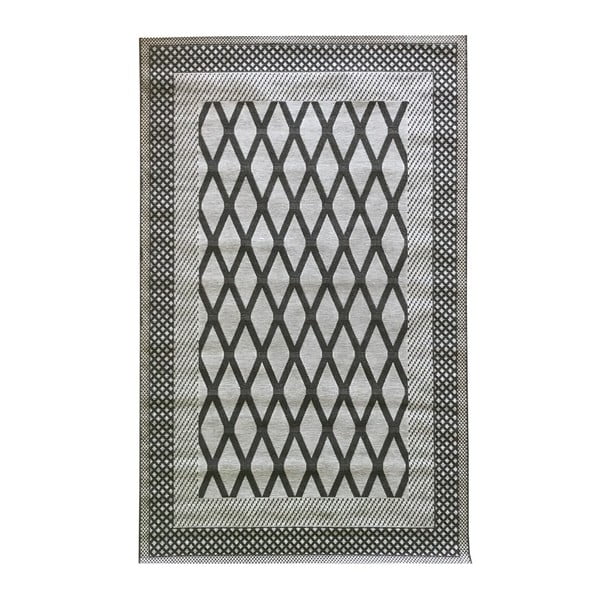 Covor foarte rezistent Floorita Net Grey, 194 x 290 cm, gri