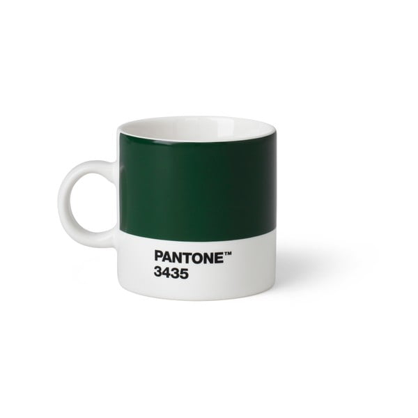 Cană din ceramică 120 ml Espresso Dark Green 3435 – Pantone
