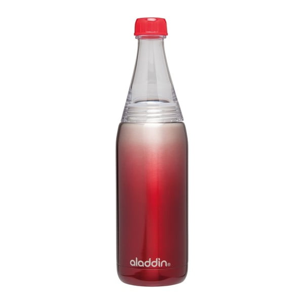 Sticlă termoizolantă cu închidere vacuum Aladdin Fresco Twist&Go, 600 ml,  roșu