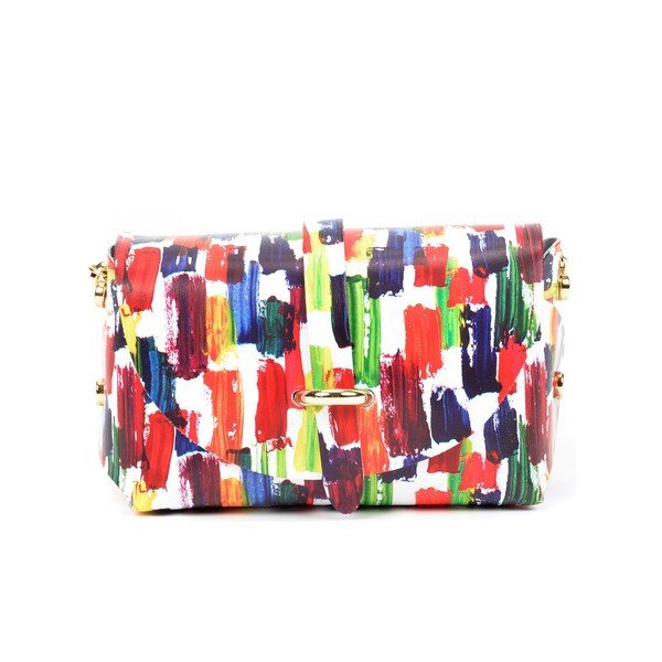 Geantă din piele Sofia Cardoni Artsy Abstract