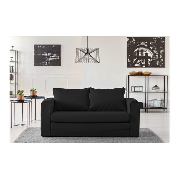 Canapea extensibilă Cosmopolitan design Honolulu, negru-image-4
