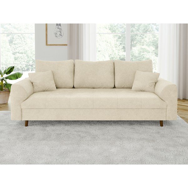 Canapea bej 210 cm Ariella – Ropez-image-1