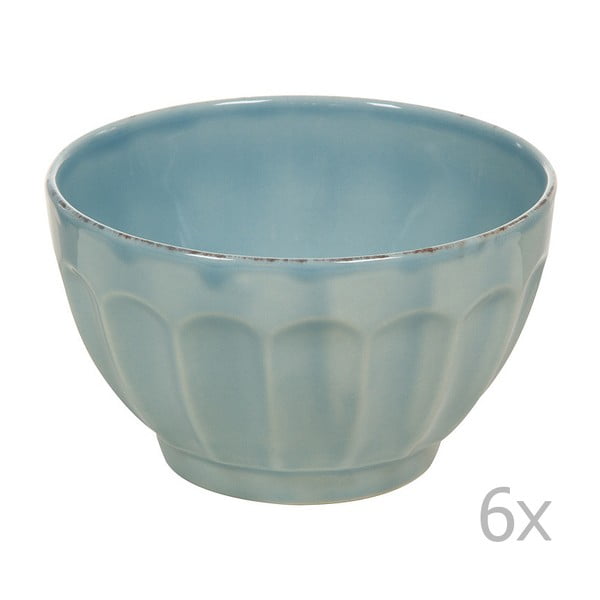 Set 6 boluri din ceramică Santiago Pons Ribbing, ⌀ 14 cm, albastru 