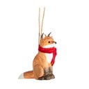 Ornament de Crăciun lucrat manual din lemn 7 cm Fox – Sass & Belle