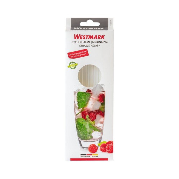 Set 6 paie drepte din sticlă pentru băuturi Westmark-image-1