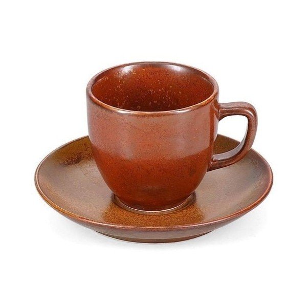 Ceașcă maro pentru cappuccino din porțelan 200 ml Ovio – BonBistro-image-3