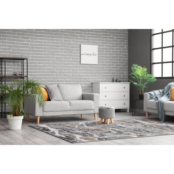 Covor gri închis 80x150 cm Soft – FD-image-1