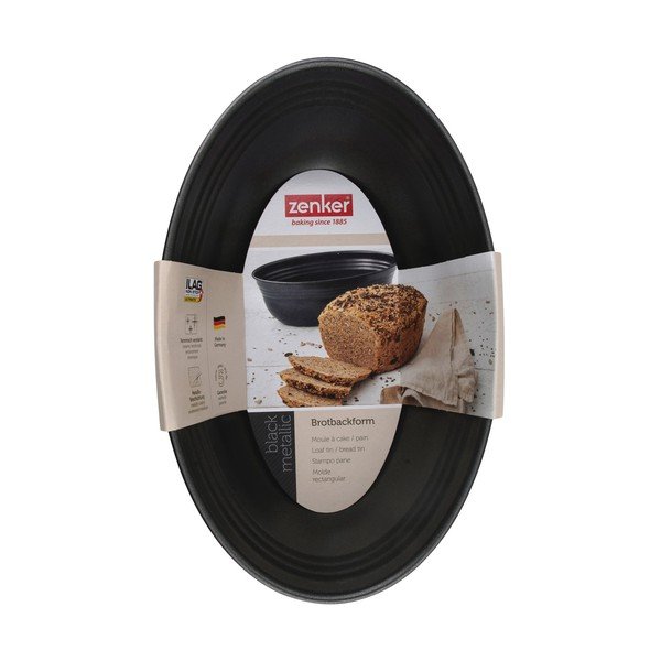 Formă de copt ovală pentru pâine Zenker Black, 26,5 x 16,5 cm-image-3