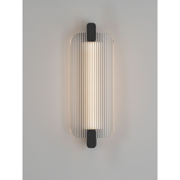 Aplică de perete negru-mat LED din sticlă Emery – Nova Luce-image-2