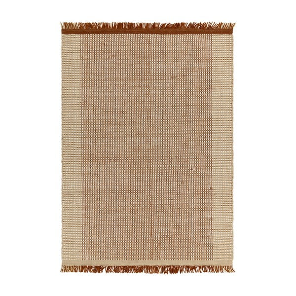 Covor maro handmade din lână 200x290 cm Avalon – Asiatic Carpets