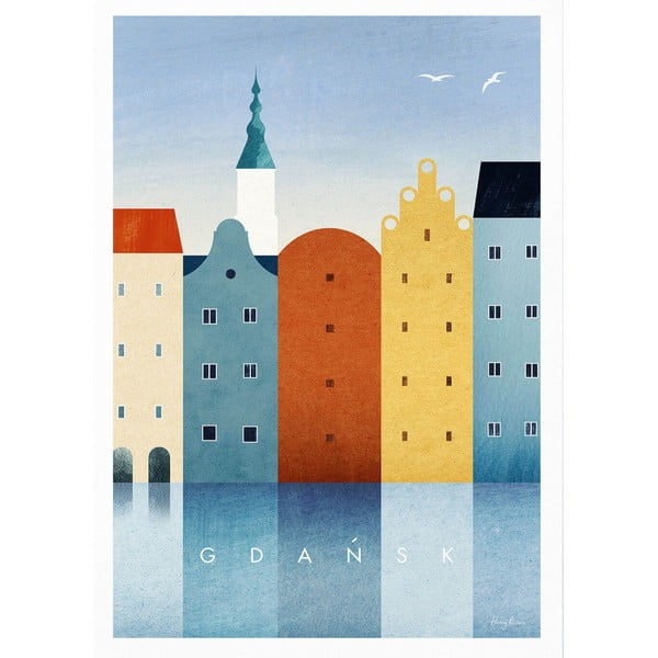 Poster 50x70 cm Gdansk – Travelposter