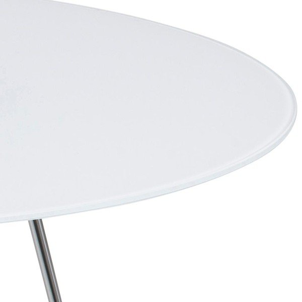 Masă de cafea Actona Casia, ⌀ 80 cm, alb-image-2