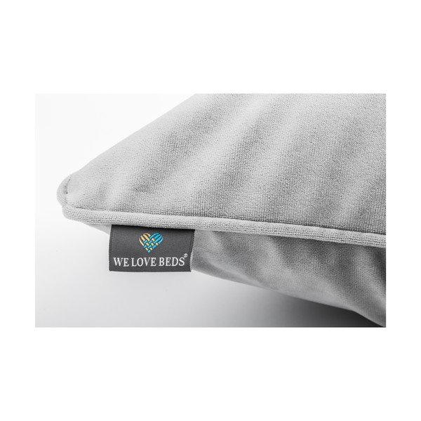 Față de pernă WeLoveBeds Silver, 40 x 60 cm, gri-image-2
