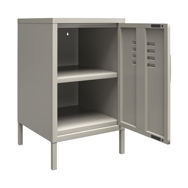 Noptieră bej din metal Bradford – Støraa-image-3