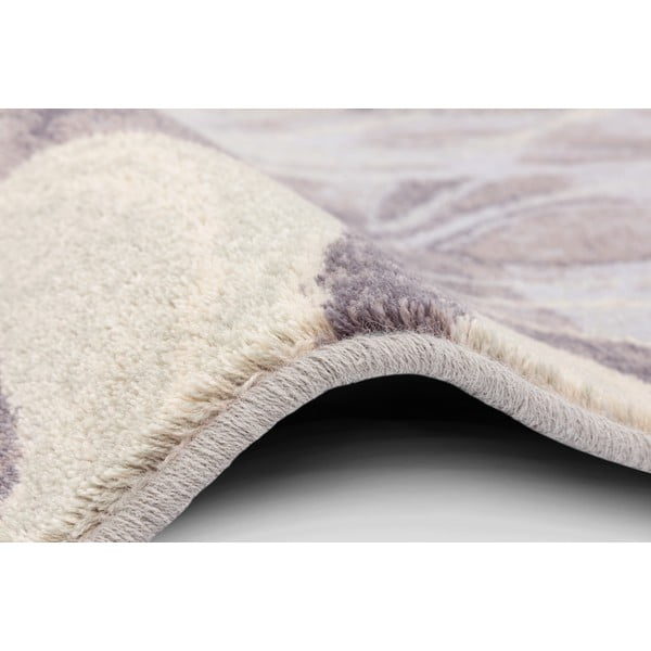 Covor gri din lână 160x240 cm Agate – Agnella-image-2