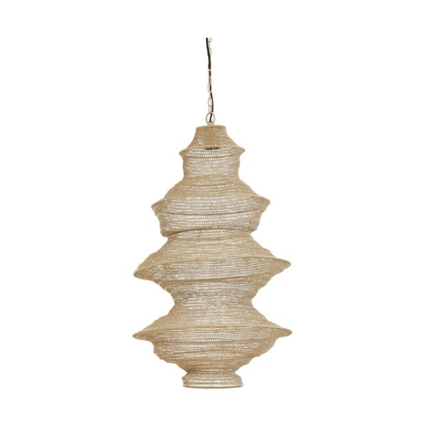 Lustră bej din metal Nakisha – Light & Living