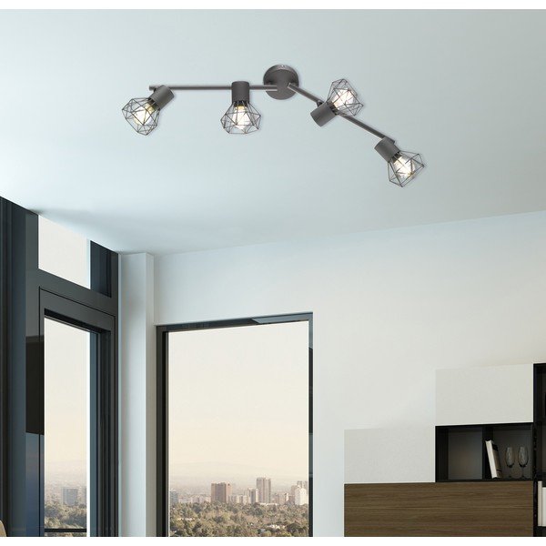 Spot negru 8x60 cm Ran – Fischer & Honsel-image-1