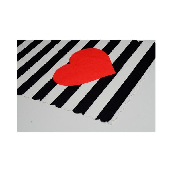 Napron de masă 45x140 cm Black Stripes – Minimalist Cushion Covers-image-1