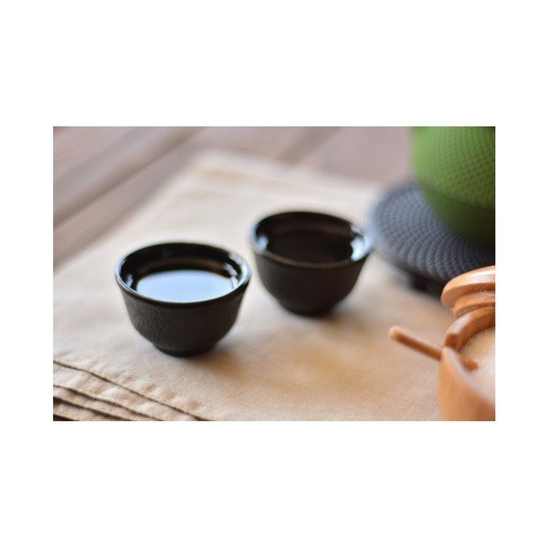 Set 2 boluri pentru ceai Bambum Turme, 30 ml, negru-image-3