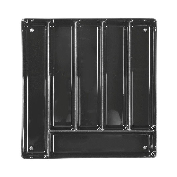 Suport tacâmuri InterDesign Linus, 34,5 x 35 cm, negru-image-2