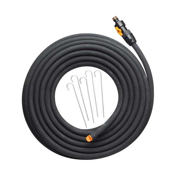 Furtun de infiltrare Fiskars, lungime 15 m, negru