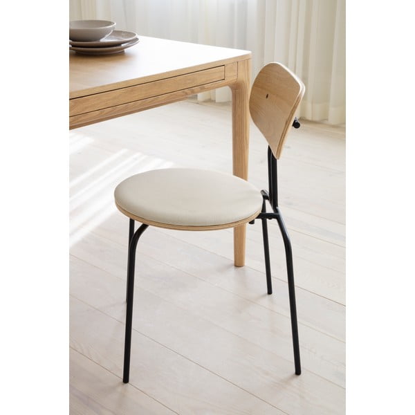 Scaun de dining negru/crem Curious – UMAGE-image-4