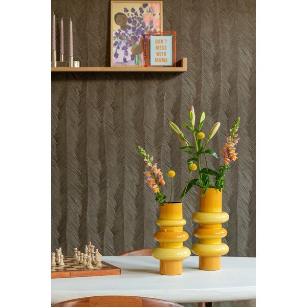 Vază portocalie din fier (înălțime 30 cm) Grato – PT LIVING-image-1