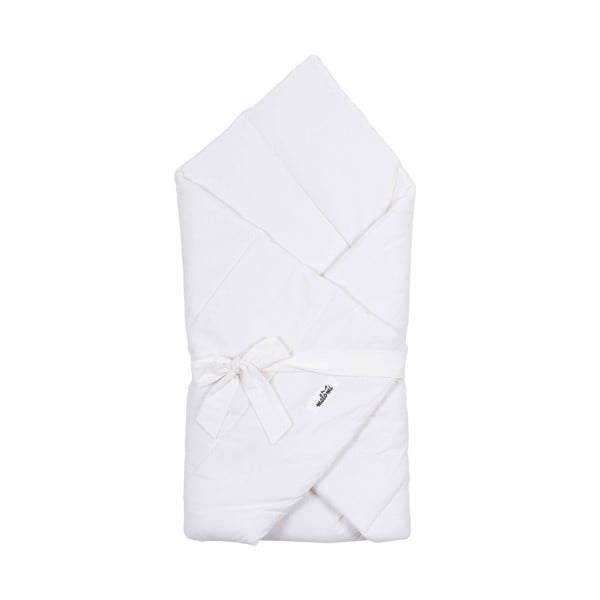Pătură pentru copii albă din bumbac 75x75 cm – Malomi Kids