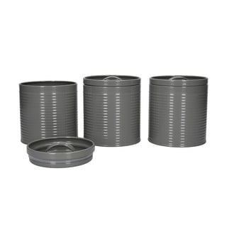 Recipiente gri din oțel pentru alimente set de 3 buc - Kitchen Craft