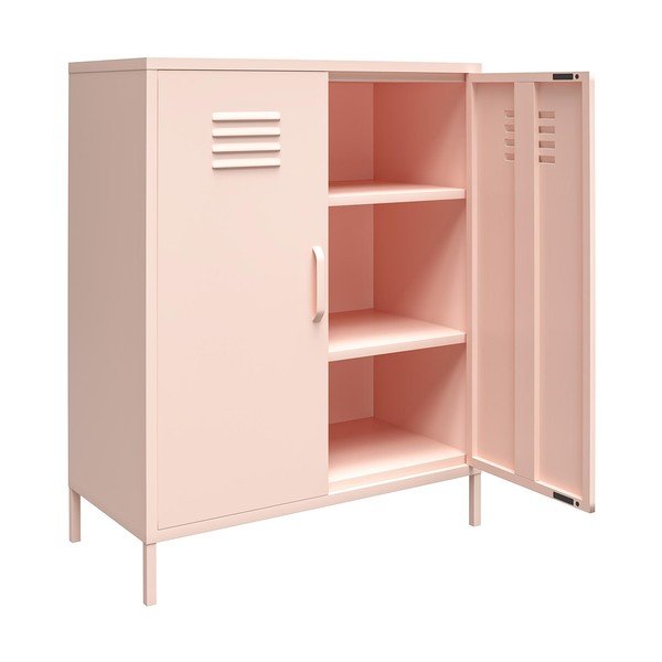 Dulap roz din metal 40x102x80 cm Mission District – Støraa-image-4