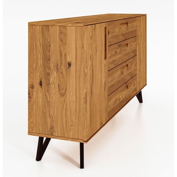 Comodă înaltă din stejar 182x100 cm Golo - The Beds-image-3