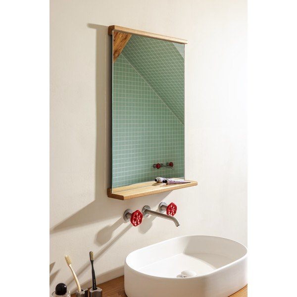 Oglindă de perete cu raft 50x75 cm Lun – noo.ma-image-3