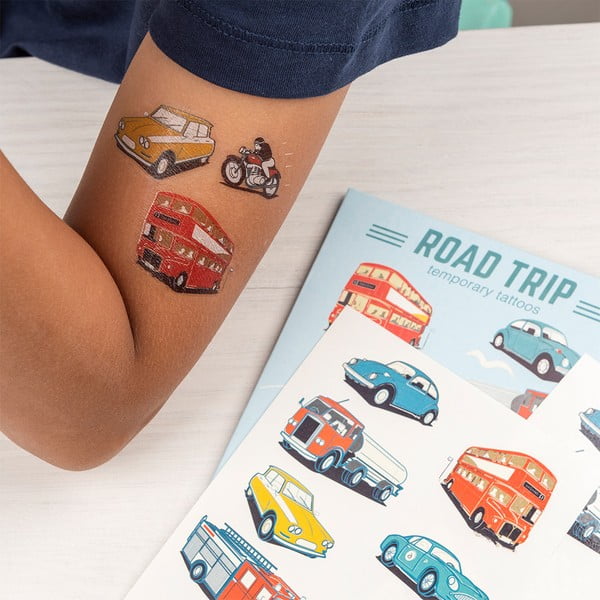 Folie de tatuaje pentru copii Road Trip – Rex London-image-1