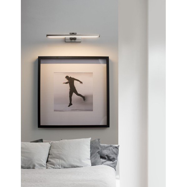 Aplică de perete argintie LED cu structură flexibilă din aluminiu Marnell – Nova Luce-image-1