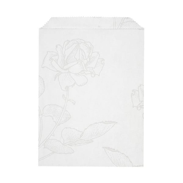 Set 10 saci de hârtie Glassine Floral