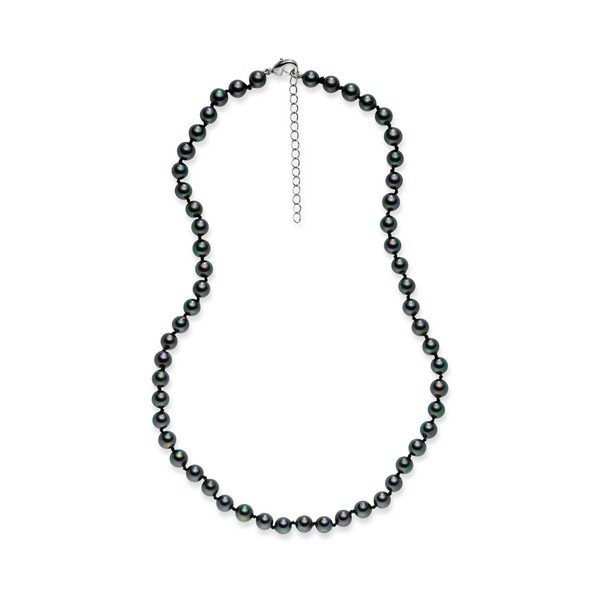 Colier cu perle negre Pearls Of London Mystic, lungime 50 cm-image-2