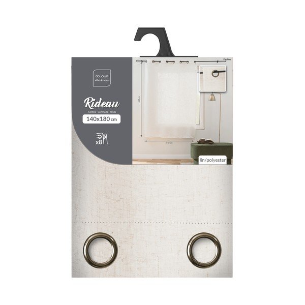 Draperie crem 140x240 cm Pauline – douceur d'intérieur-image-3