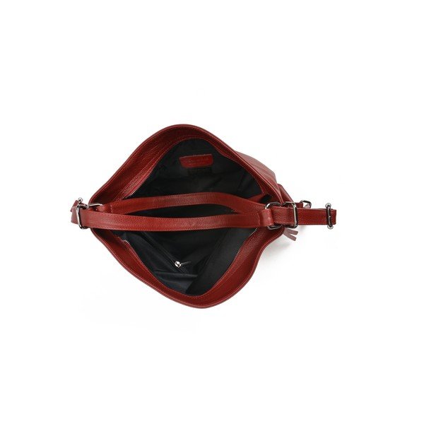 Geantă din piele Isabella Rhea Giuseppe, roșu-image-1