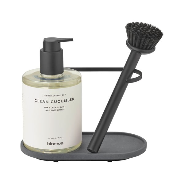 Suport pentru accesorii de spălat gri din beton Dhuva – Blomus-image-3